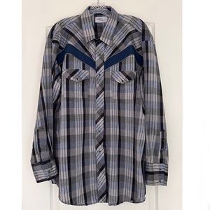 Vintage Kenny Rogers Western Collection by Karman Pearl Snap Up Shirt
